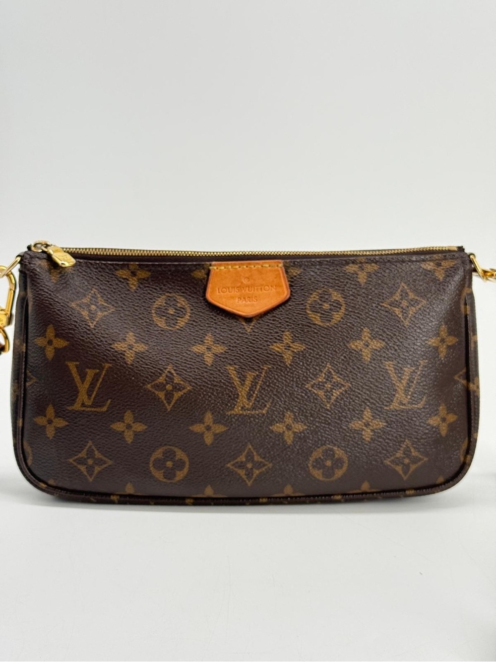 Louis Vuitton Multi Pochette Brown Monogram Canvas Shoulder Bag